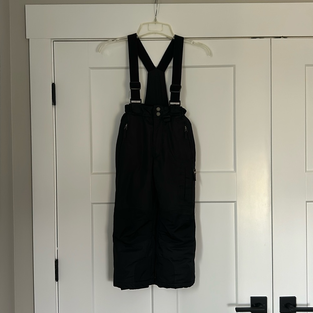 Boys Black Snow Pants Size 5/6